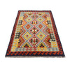 Hand Woven Wool Kelim 3' 11" x 5' 10" ft / 120 x 178 cm - No. B26726