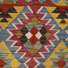 Hand Woven Wool Kelim 3' 11" x 5' 10" ft / 120 x 178 cm - No. B26726