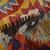 Hand Woven Wool Kelim 3' 11" x 5' 10" ft / 120 x 178 cm - No. B26726