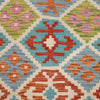 Hand Made Afghan Kilim 6' 8" x 9' 8" ft / 202 x 294 cm - No. B26735