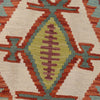 Colorful Flat-Weave Wool Kilim 2' 7" x 3' 11" ft / 79 x 120 cm - No. B26748