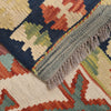 Colorful Flat-Weave Wool Kilim 2' 7" x 3' 11" ft / 79 x 120 cm - No. B26748