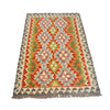 Hand Woven Wool Kelim 2' 10" x 4' 7" ft / 87 x 140 cm - No. B26751