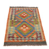 Handmade Turkish Design Wool Kilim 2' 7" x 3' 10" ft / 79 x 116 cm - No. B26753