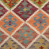 Handmade Turkish Design Wool Kilim 6' 9" x 9' 6" ft / 207 x 290 cm - No. B26763