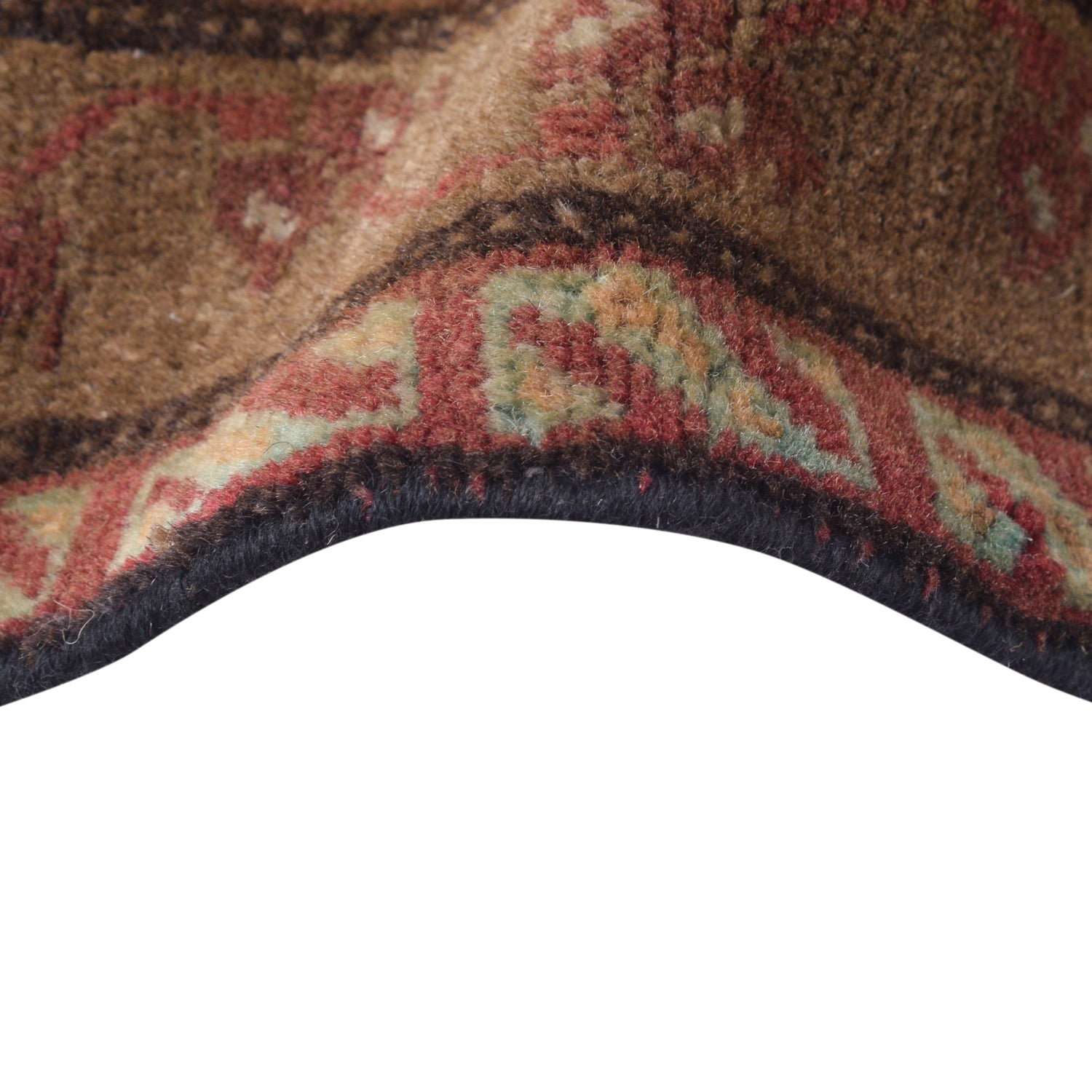 Hand Knotted Overdye Wool Rug 4' 0" x 6' 4" ft / 121 x 194 cm - No. B26769