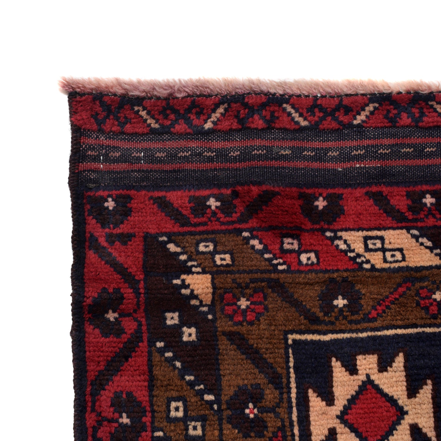 Tribal Baloch Rug 3' 6" x 6' 3" ft / 107 x 190 cm - No. B26780