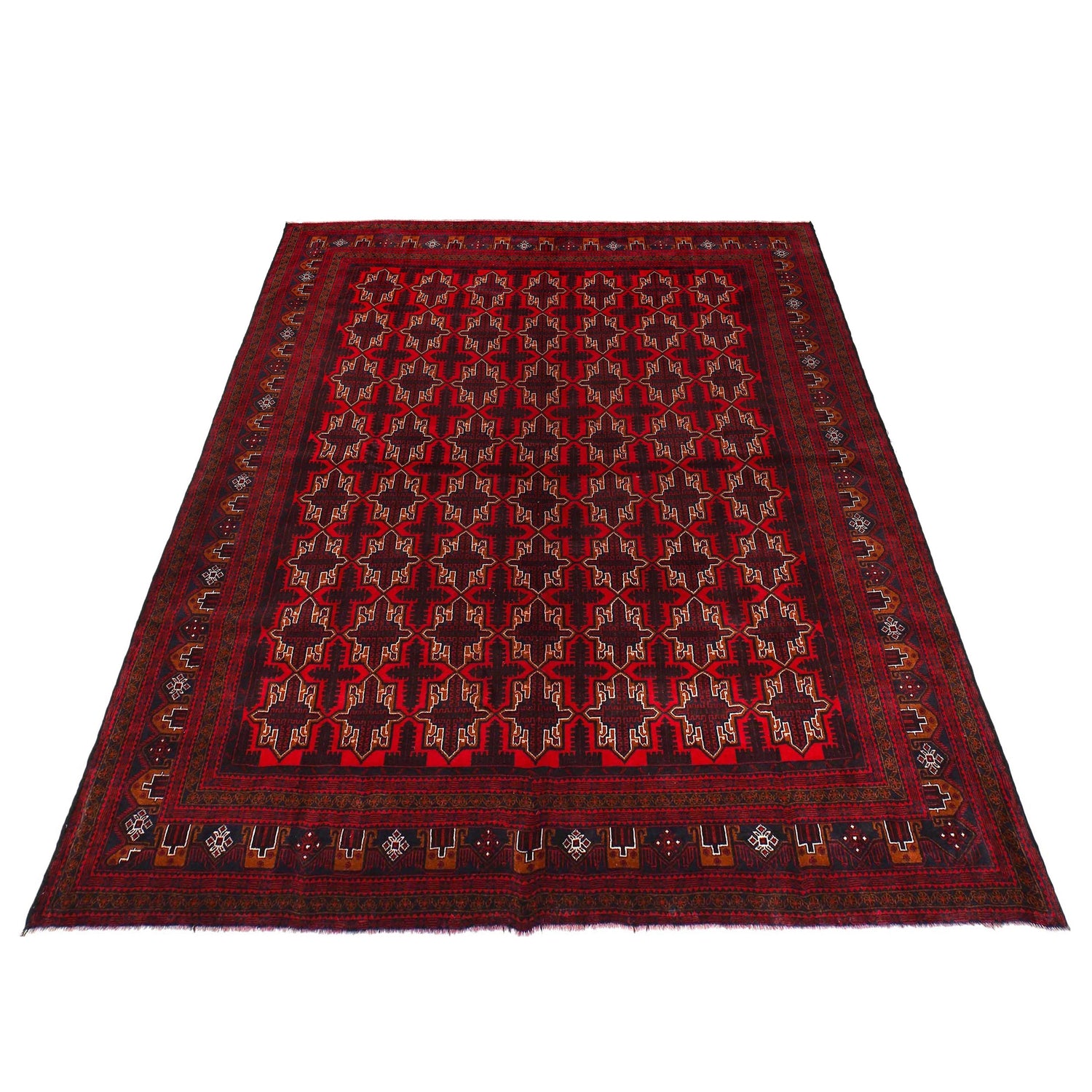 Handmade Baluchi Rug 9' 6" x 12' 7" ft / 290 x 383 cm - No. B28048