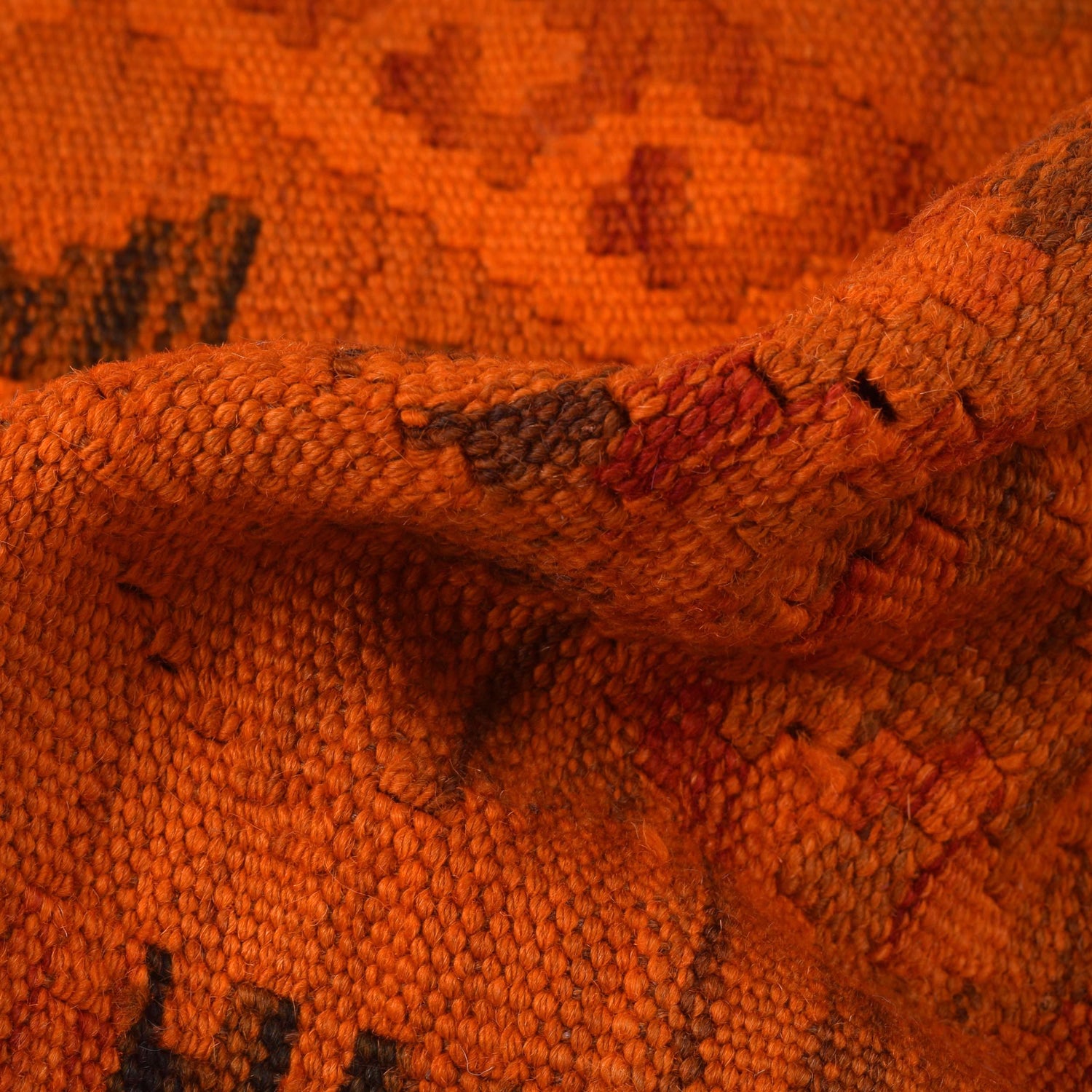 Overdyed Chobi Kilim Runner 2' 0" x 4' 11" ft / 61 x 150 cm - No. B29185