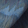 Blue Color Overdyed Kelim 2' 1" x 6' 2" ft / 63 x 189 cm - No. B29186