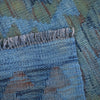 Blue Color Overdyed Kelim 2' 0" x 5' 7" ft / 62 x 170 cm - No. B29187