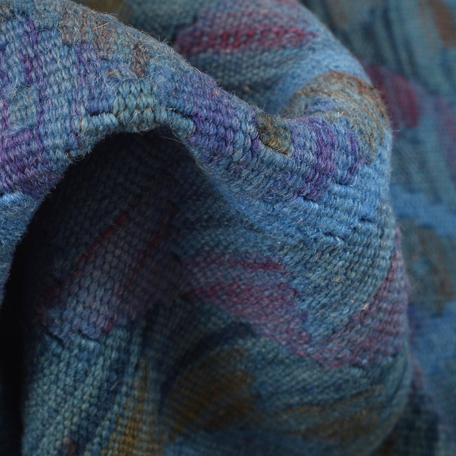 Overdyed Chobi Kilim Runner 2' 0" x 4' 11" ft / 60 x 149 cm - No. B29189