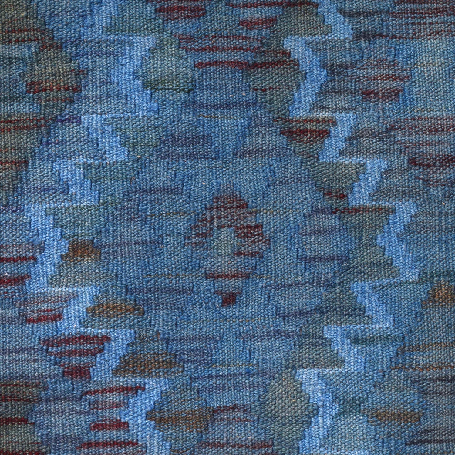 Hand Knotted Overdyed Kilim Runner 2' 11" x 6' 2" ft / 88 x 188 cm - No. B29191