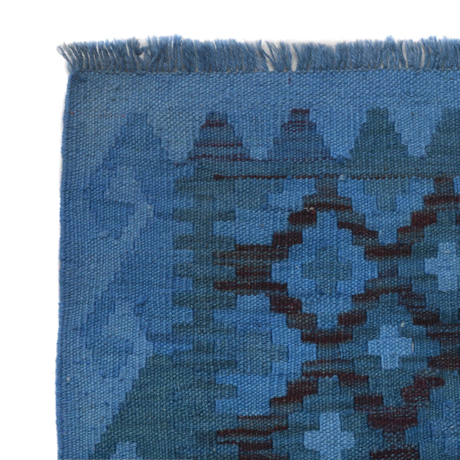 Handmade Overdyed Kilim Runner 2' 1" x 6' 5" ft / 63 x 196 cm - No. B29193