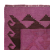 Purple Color Overdyed Kelim 3' 1" x 4' 6" ft / 94 x 138 cm - No. B29196