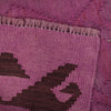 Purple Color Overdyed Kelim 3' 1" x 4' 6" ft / 94 x 138 cm - No. B29196