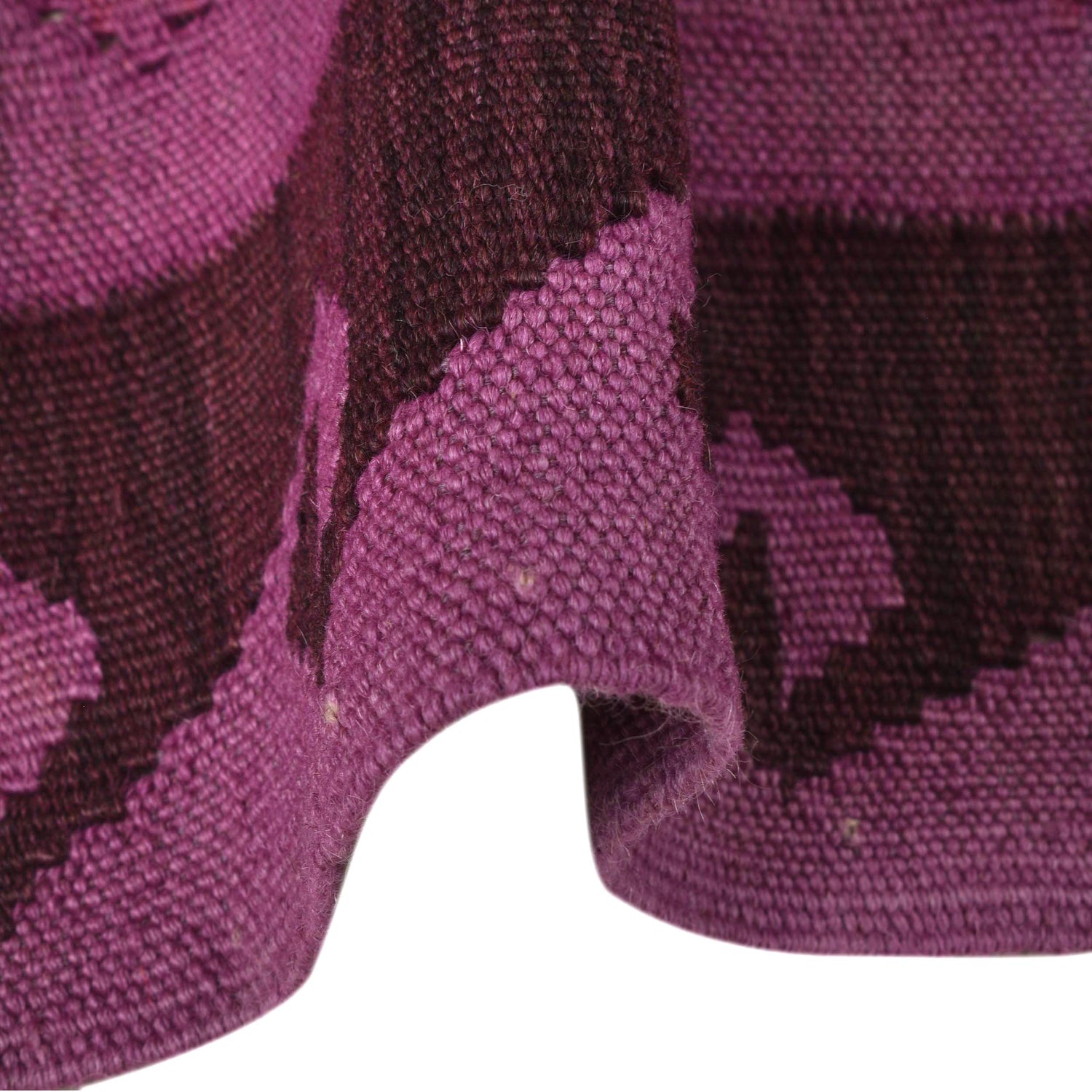 Purple Color Overdyed Kelim 3' 1" x 4' 6" ft / 94 x 138 cm - No. B29196