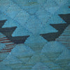 Hand Knotted Overdyed Kilim 3' 4" x 4' 6" ft / 101 x 138 cm - No. B29198