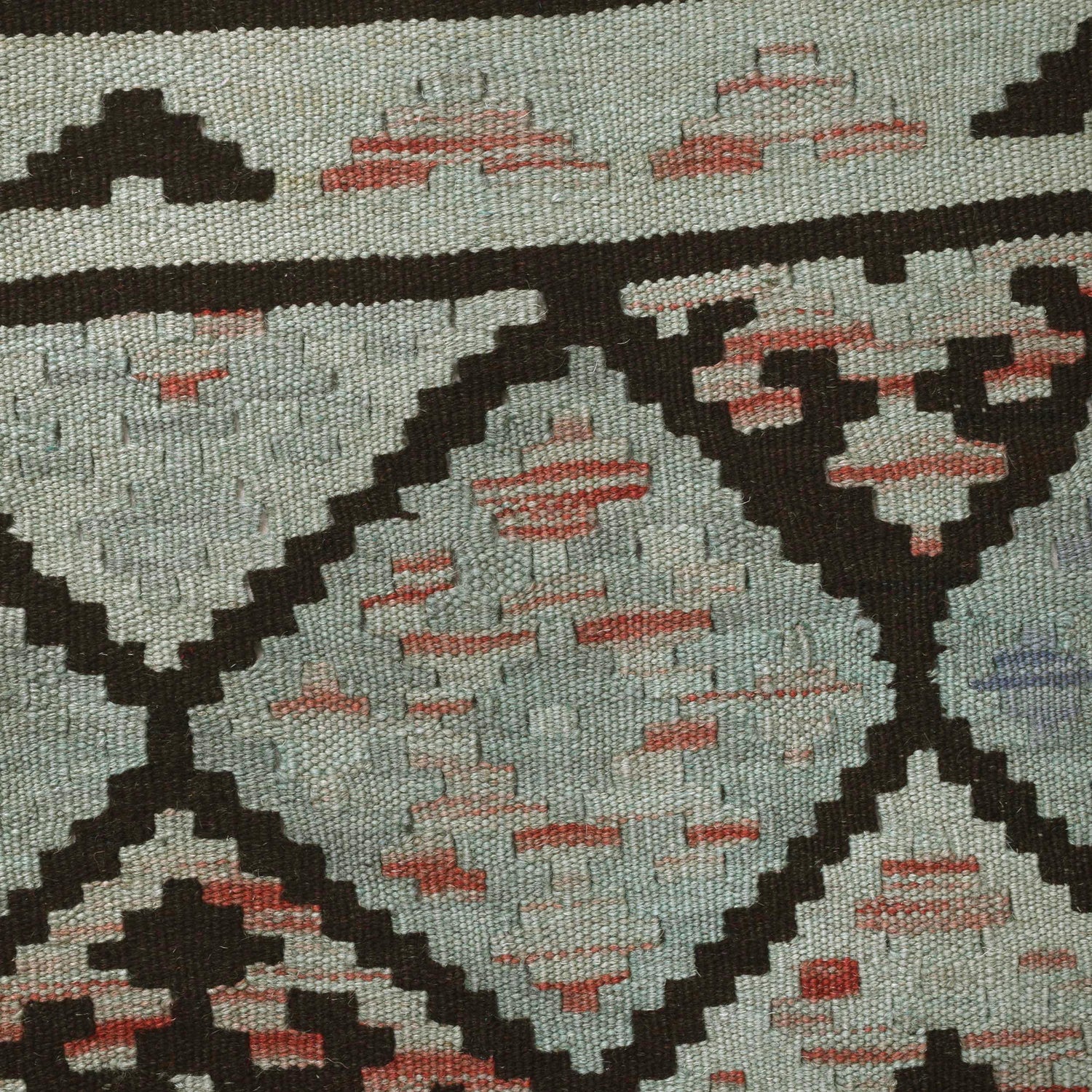 Hand Knotted Overdyed Kilim 3' 3" x 4' 10" ft / 99 x 148 cm - No. B29200