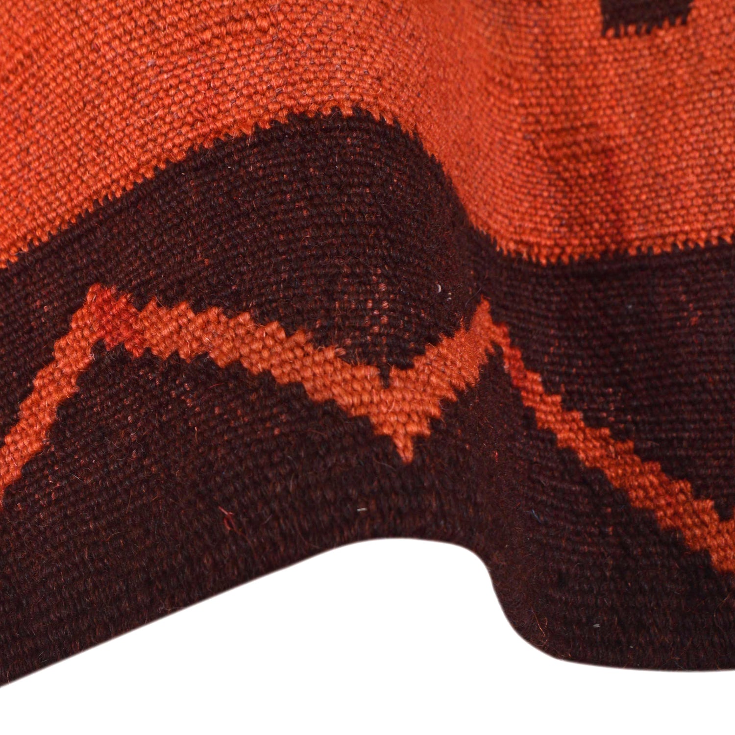 Hand Knotted Overdyed Kilim 3' 4" x 4' 9" ft / 101 x 144 cm - No. B29201