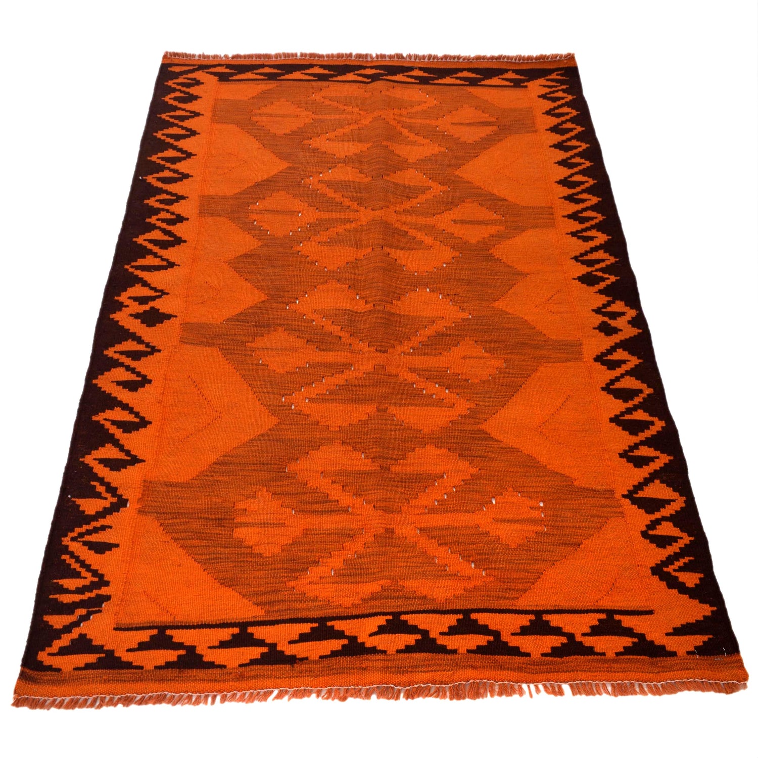 Handmade Overdyed Kilim 3' 4" x 5' 1" ft / 102 x 154 cm - No. B29202