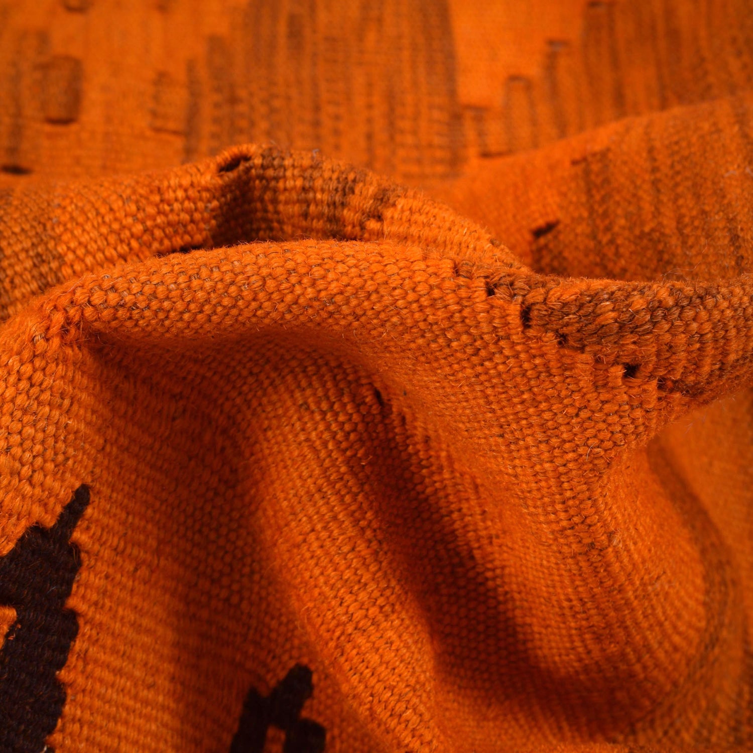 Handmade Overdyed Kilim 3' 4" x 5' 1" ft / 102 x 154 cm - No. B29202