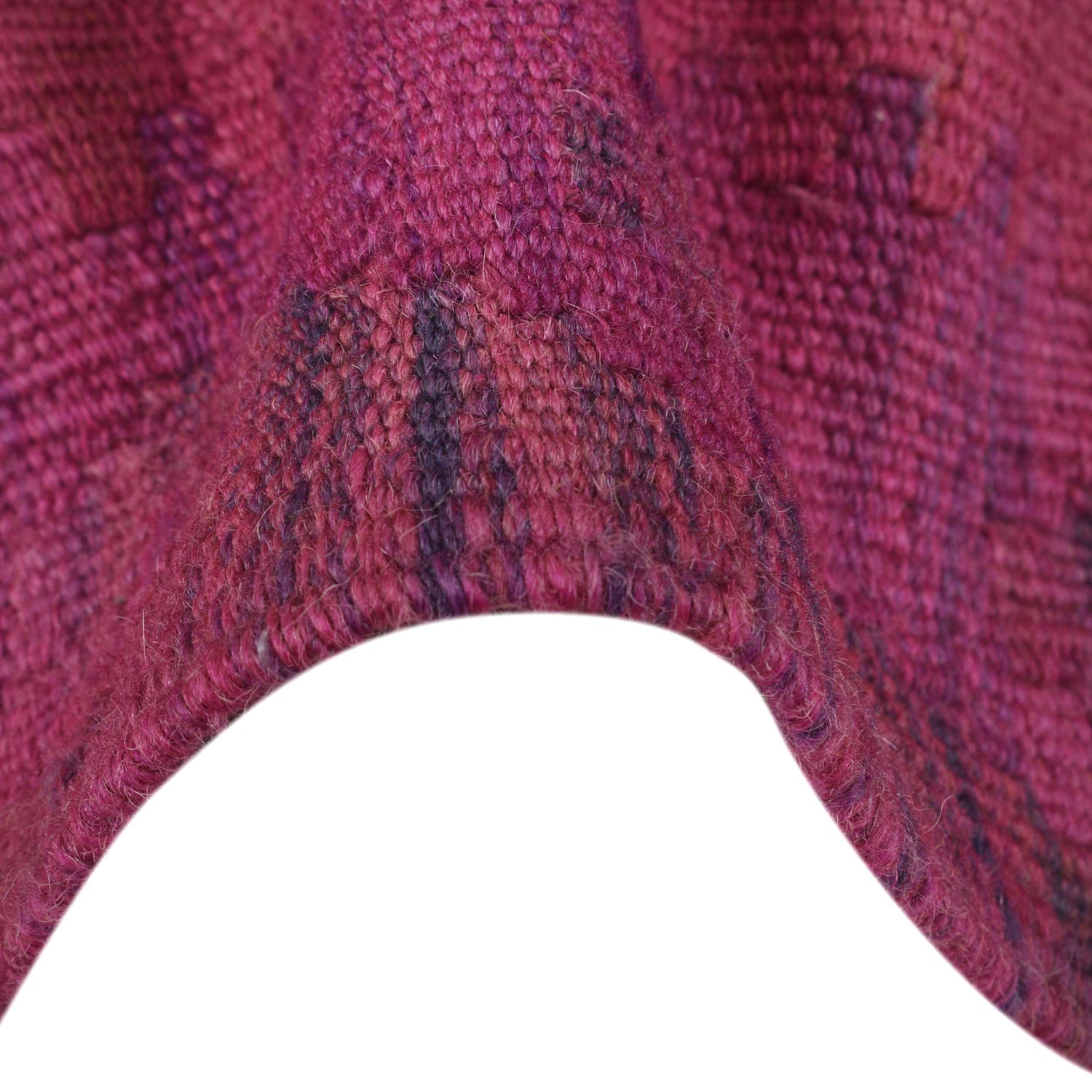 Hand Knotted Overdyed Kilim 2' 6" x 4' 1" ft / 76 x 124 cm - No. B29204