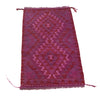 Purple Color Overdyed Kelim 1' 10" x 3' 1" ft / 55 x 93 cm - No. B29209