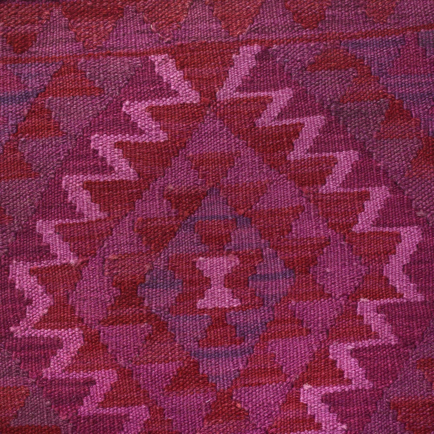 Purple Color Overdyed Kelim 1' 10" x 3' 1" ft / 55 x 93 cm - No. B29209