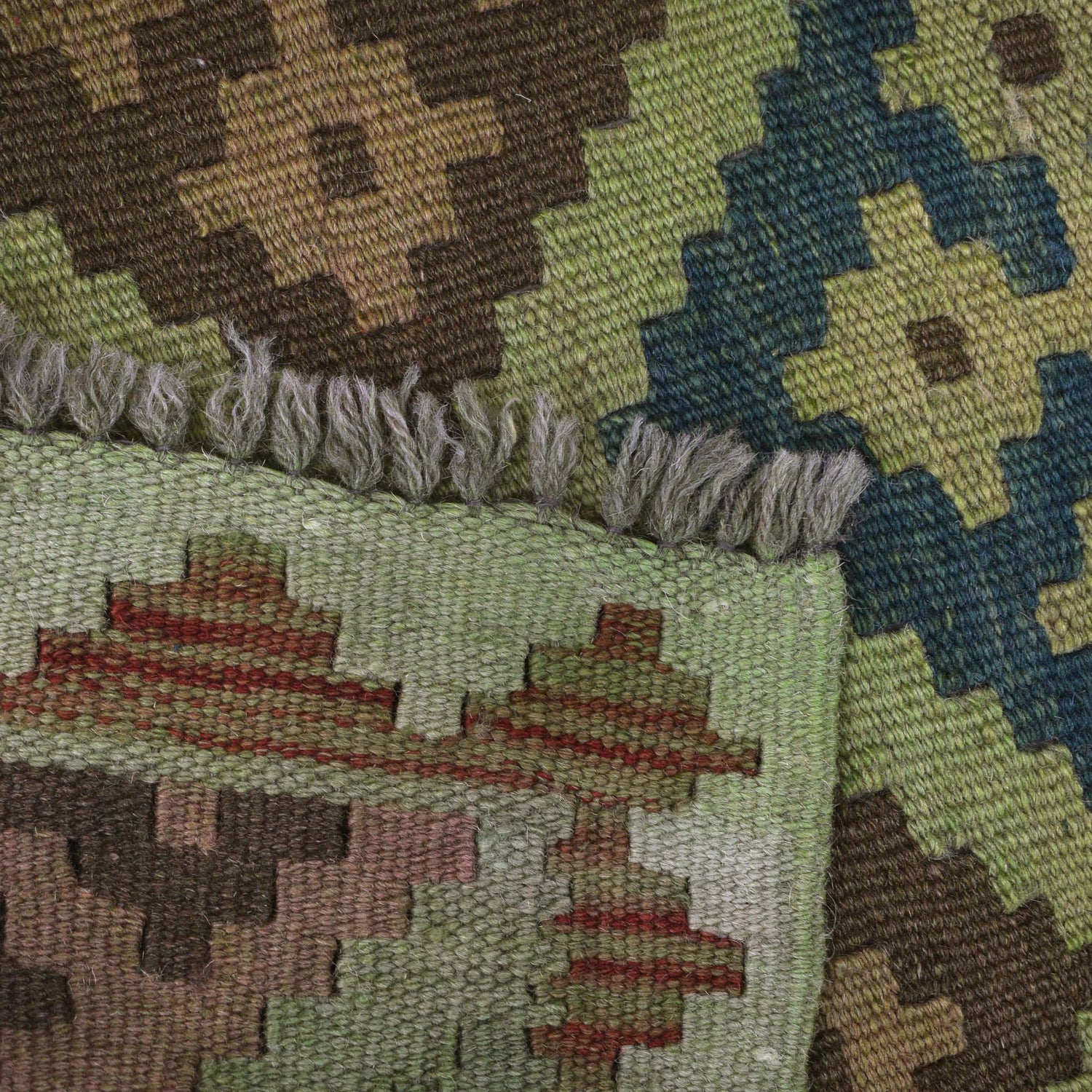 Overdyed Chobi Kilim 1' 11" x 3' 1" ft / 59 x 95 cm - No. B29211