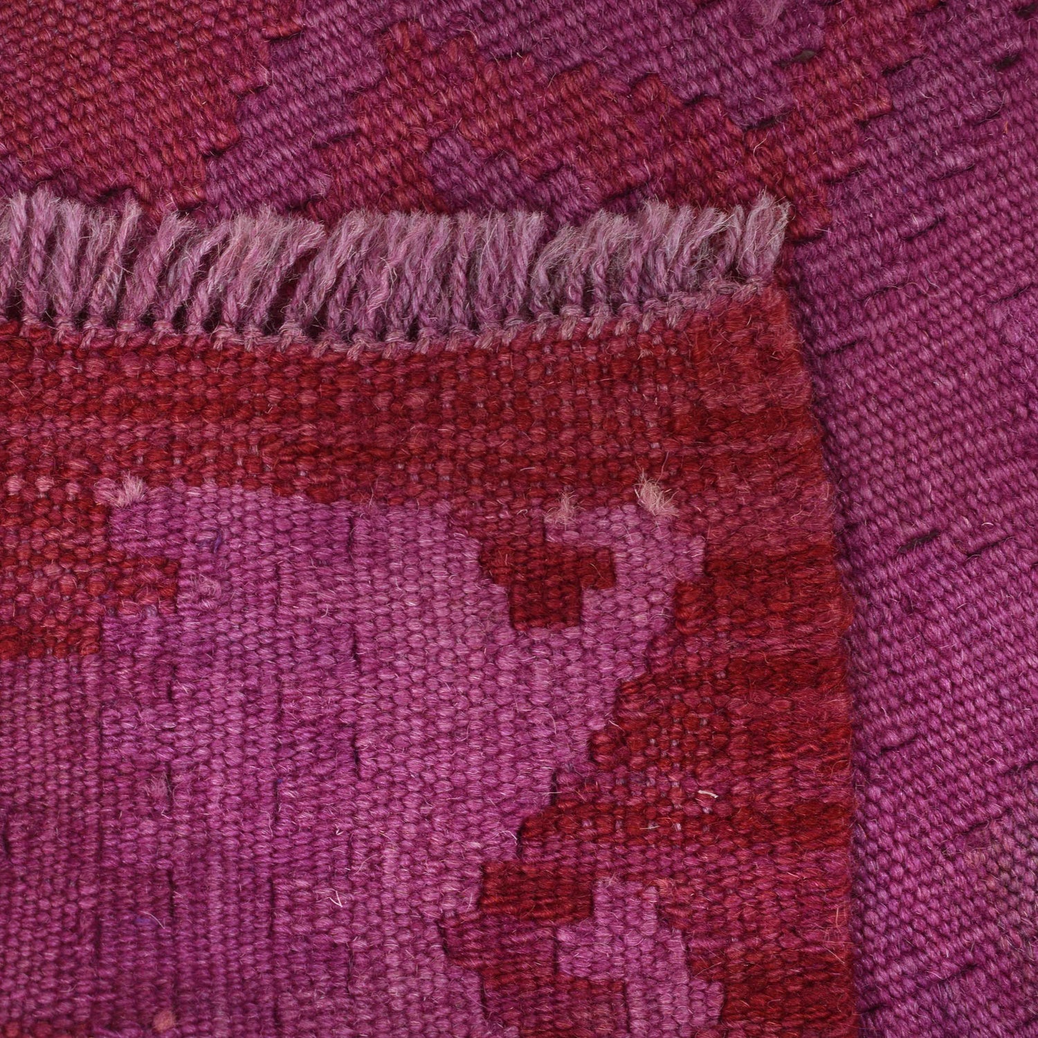 Handmade Overdyed Kilim 2' 2" x 2' 10" ft / 66 x 87 cm - No. B29215