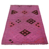 Purple Color Overdyed Kelim 2' 8" x 4' 2" ft / 82 x 128 cm - No. B29219