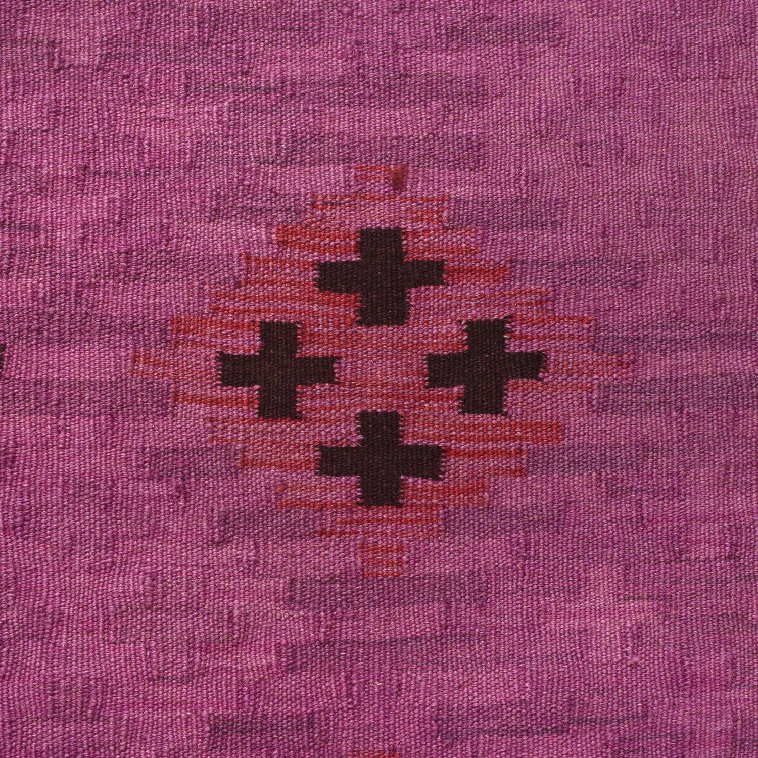 Purple Color Overdyed Kelim 2' 8" x 4' 2" ft / 82 x 128 cm - No. B29219