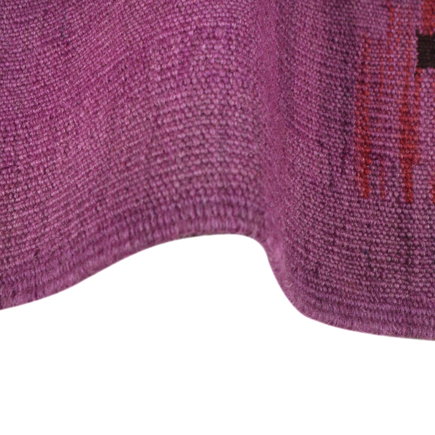 Purple Color Overdyed Kelim 2' 8" x 4' 2" ft / 82 x 128 cm - No. B29219