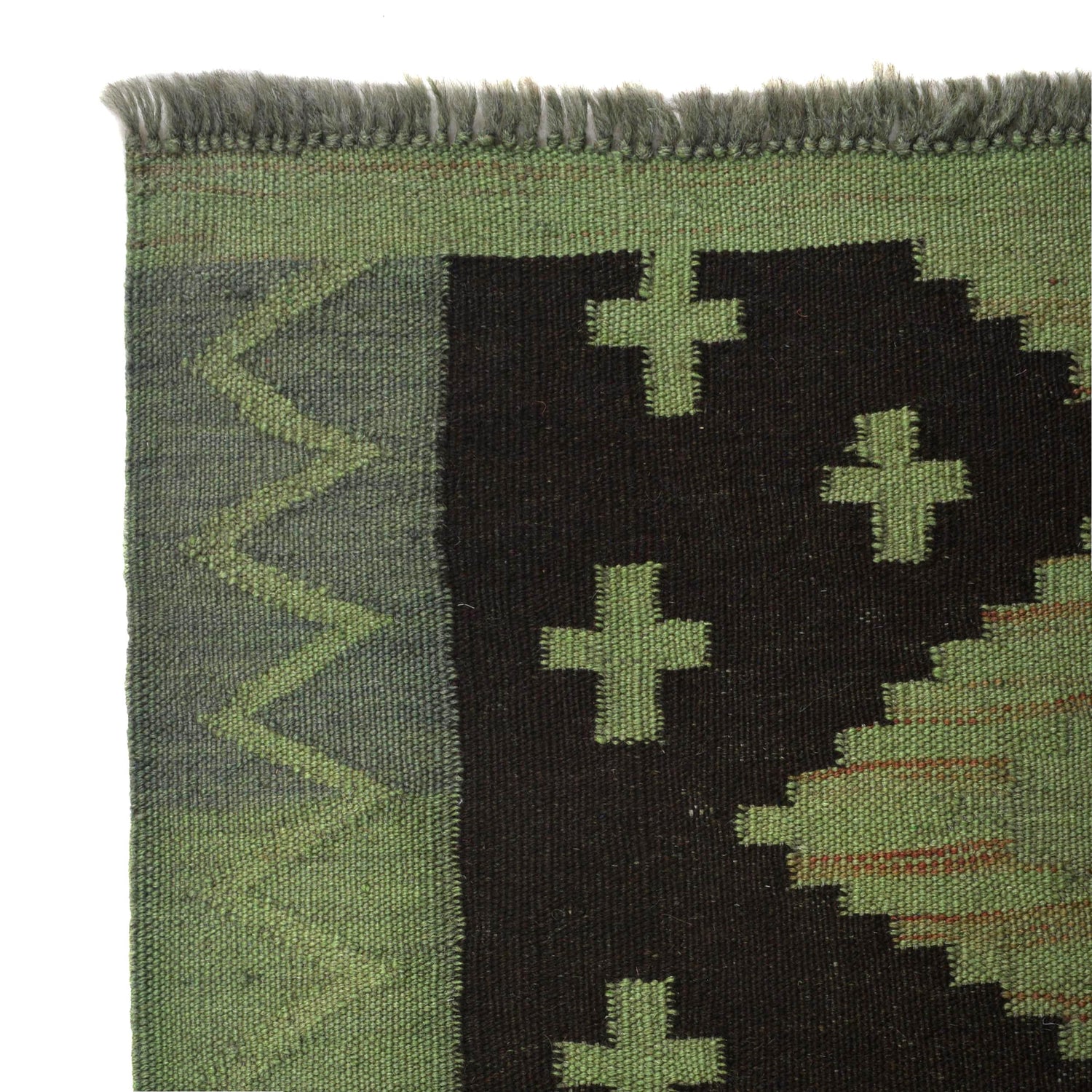 Handmade Overdye Kilim 2' 9" x 3' 10" ft / 84 x 117 cm - No. B29223