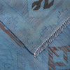 Blue Color Overdyed Kelim 3' 11" x 5' 9" ft / 120 x 175 cm - No. B29229