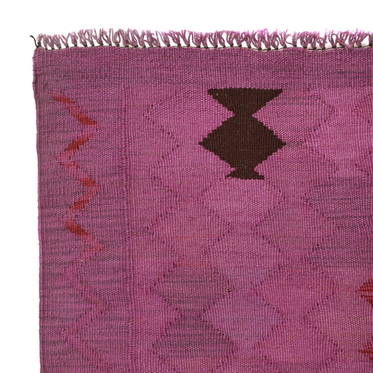 Overdyed Chobi Kilim 4' 0" x 5' 7" ft / 122 x 169 cm - No. B29230