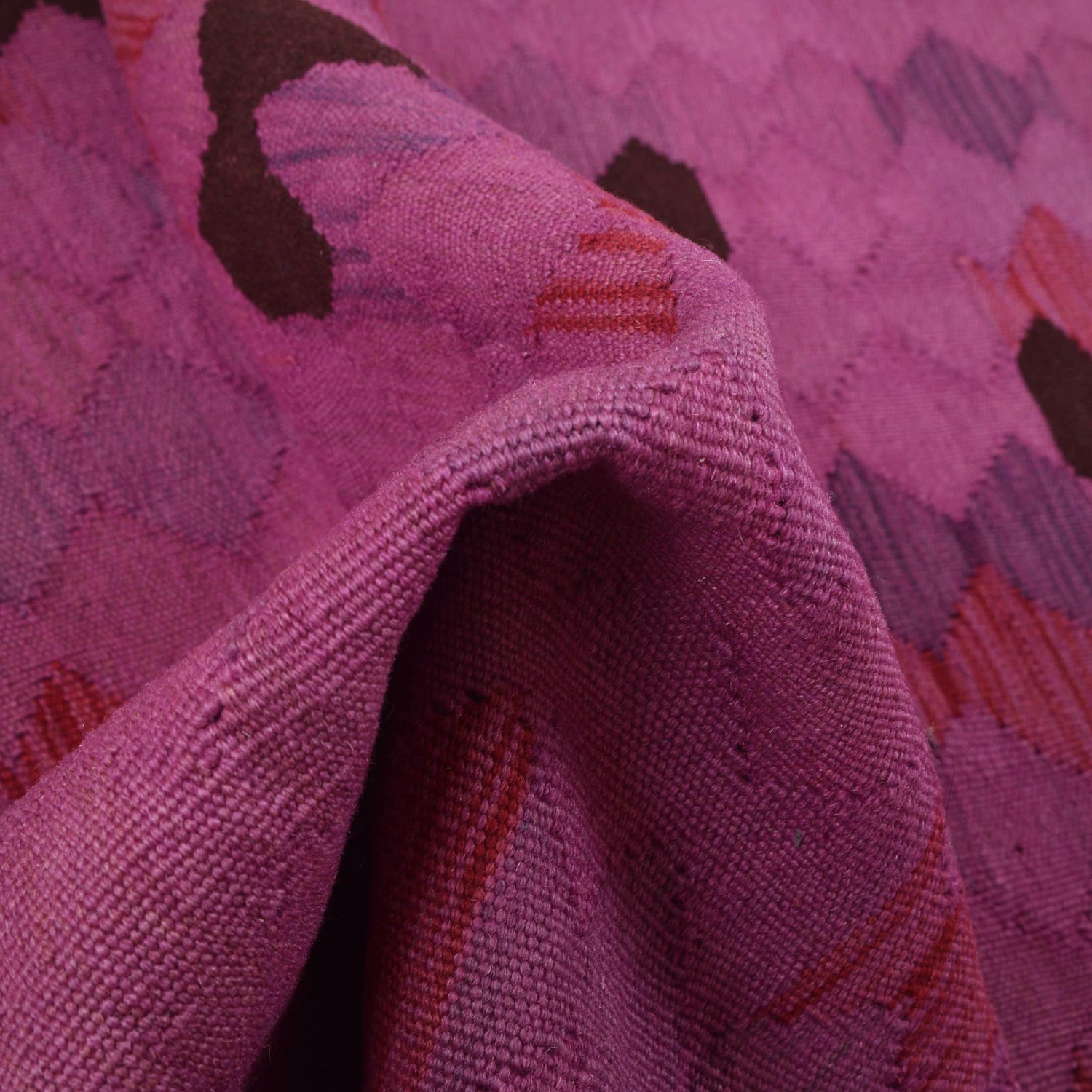 Overdyed Chobi Kilim 4' 0" x 5' 7" ft / 122 x 169 cm - No. B29230