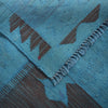 Blue Color Overdyed Kelim 3' 8" x 5' 7" ft / 113 x 169 cm - No. B29231