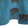Blue Color Overdyed Kelim 3' 8" x 5' 7" ft / 113 x 169 cm - No. B29231