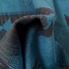 Blue Color Overdyed Kelim 3' 8" x 5' 7" ft / 113 x 169 cm - No. B29231