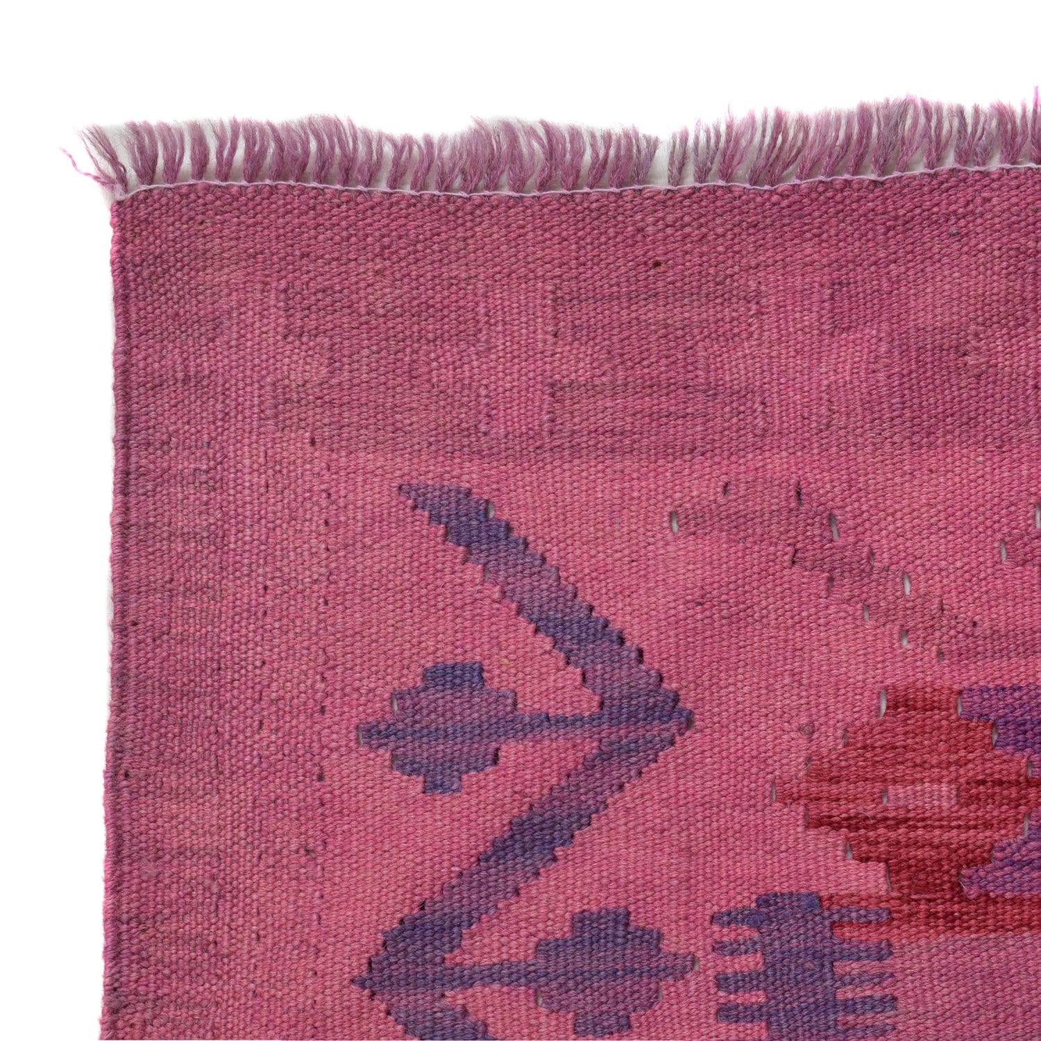 Handmade Overdyed Kilim 3' 7" x 5' 1" ft / 108 x 156 cm - No. B29232