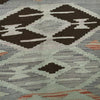 Hand Knotted Overdyed Kilim 3' 11" x 5' 6" ft / 119 x 168 cm - No. B29235