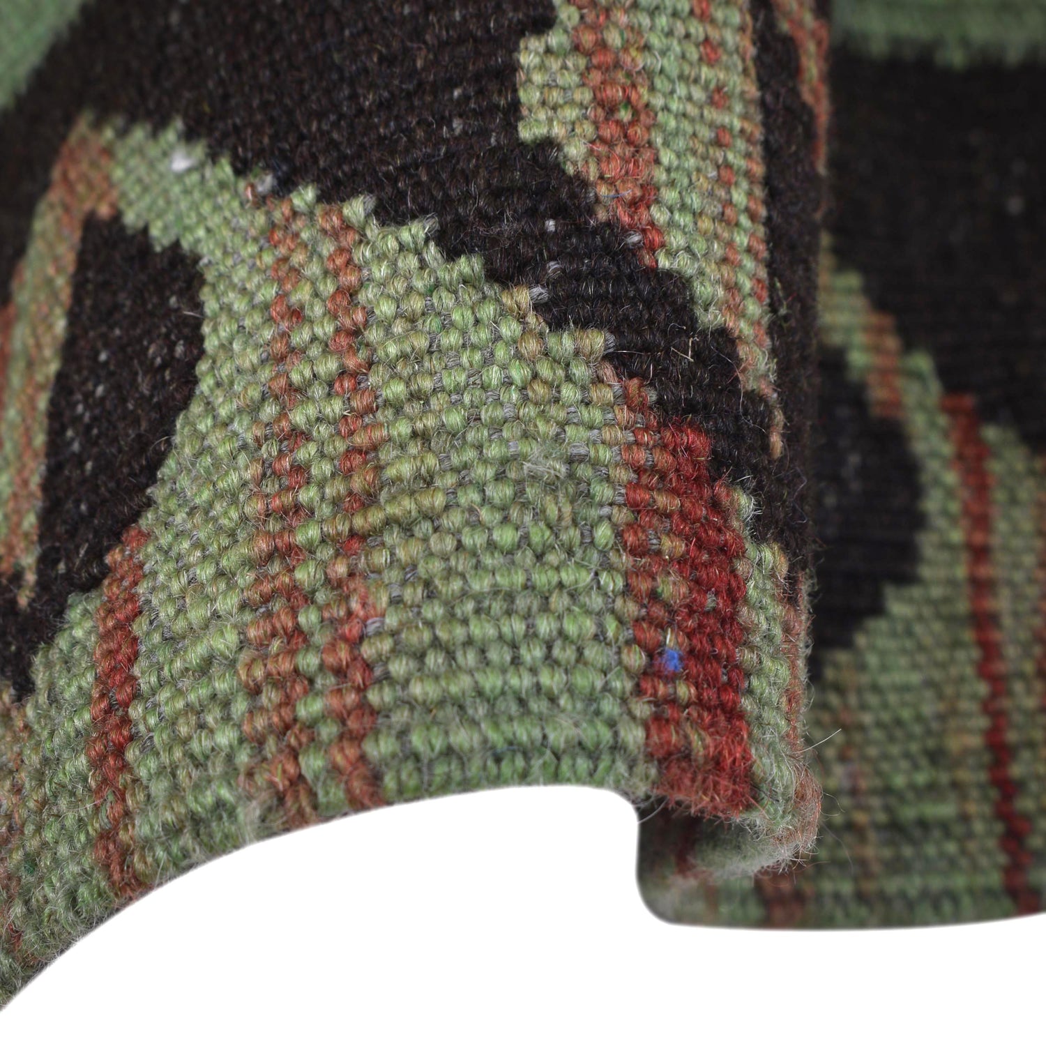 Handmade Overdyed Kilim 4' 1" x 5' 11" ft / 124 x 180 cm - No. B29238