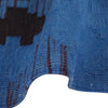 Blue Color Overdyed Kelim 3' 11" x 5' 8" ft / 120 x 172 cm - No. B29239