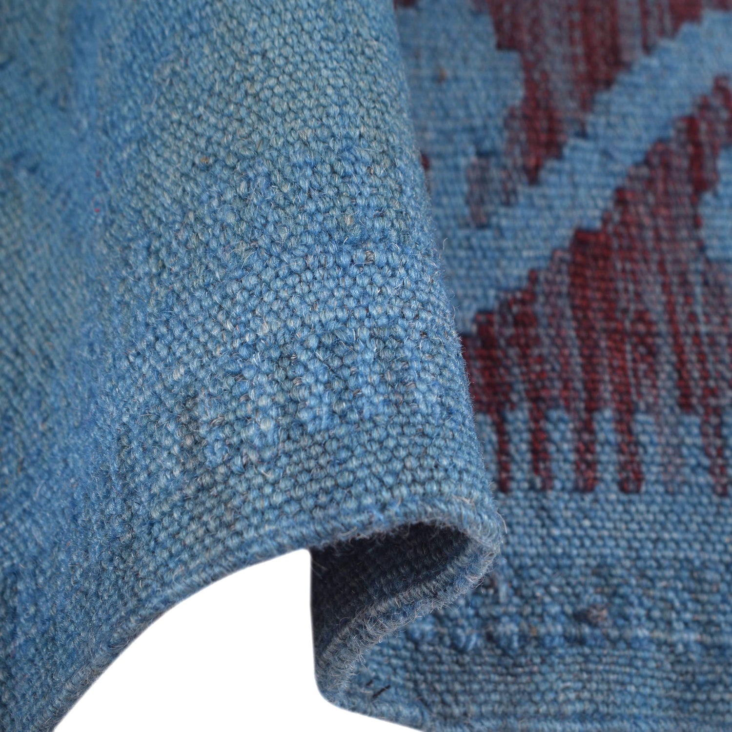 Hand Knotted Overdyed Kilim 3' 6" x 5' 2" ft / 106 x 157 cm - No. B29240