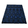 Blue Overdyed Area Rug 2' 9" x 4' 2" ft / 100 x 135 cm - No. B29242