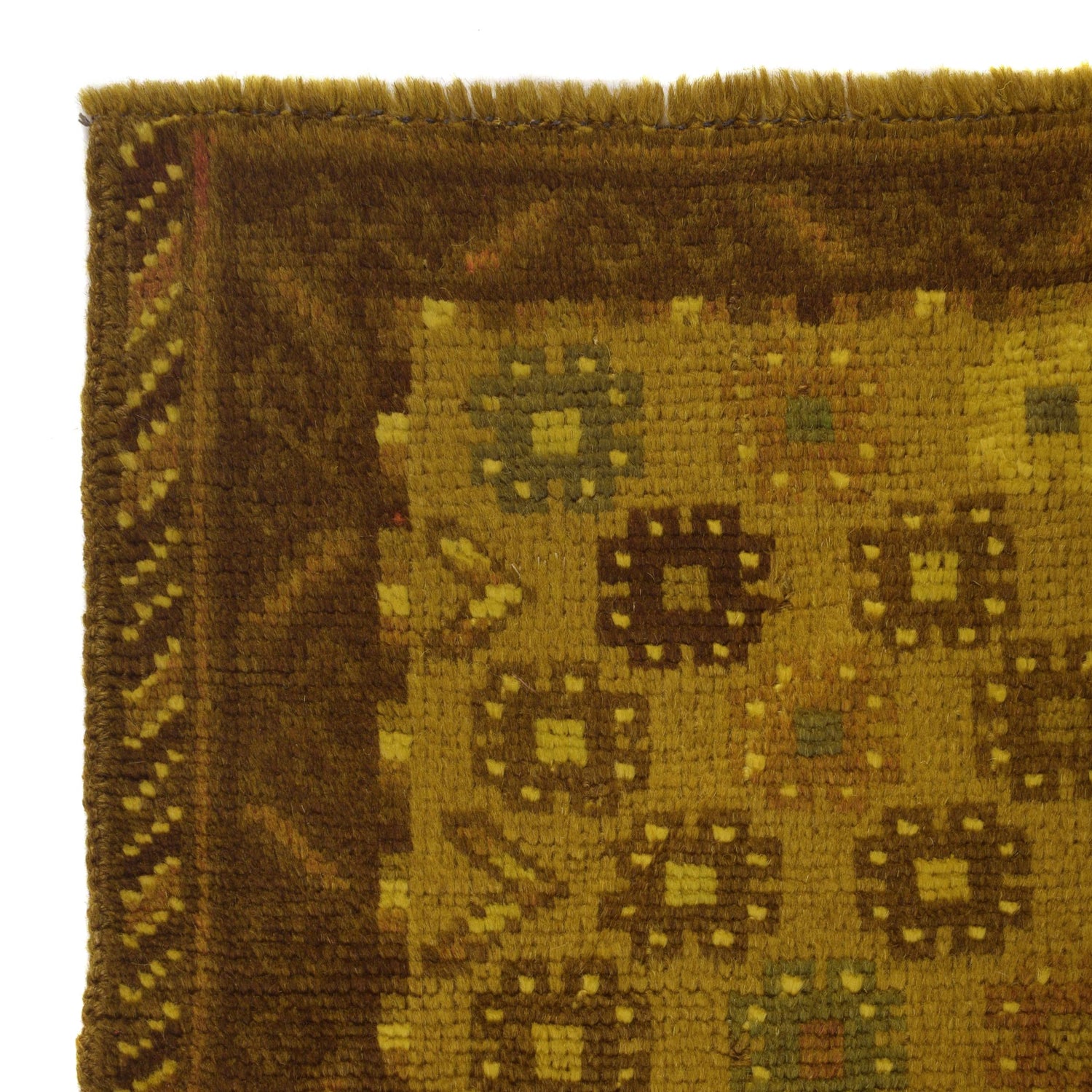 Hand Knotted Overdye Wool Rug 3' 3" x 4' 8" ft / 100 x 142 cm - No. B29248