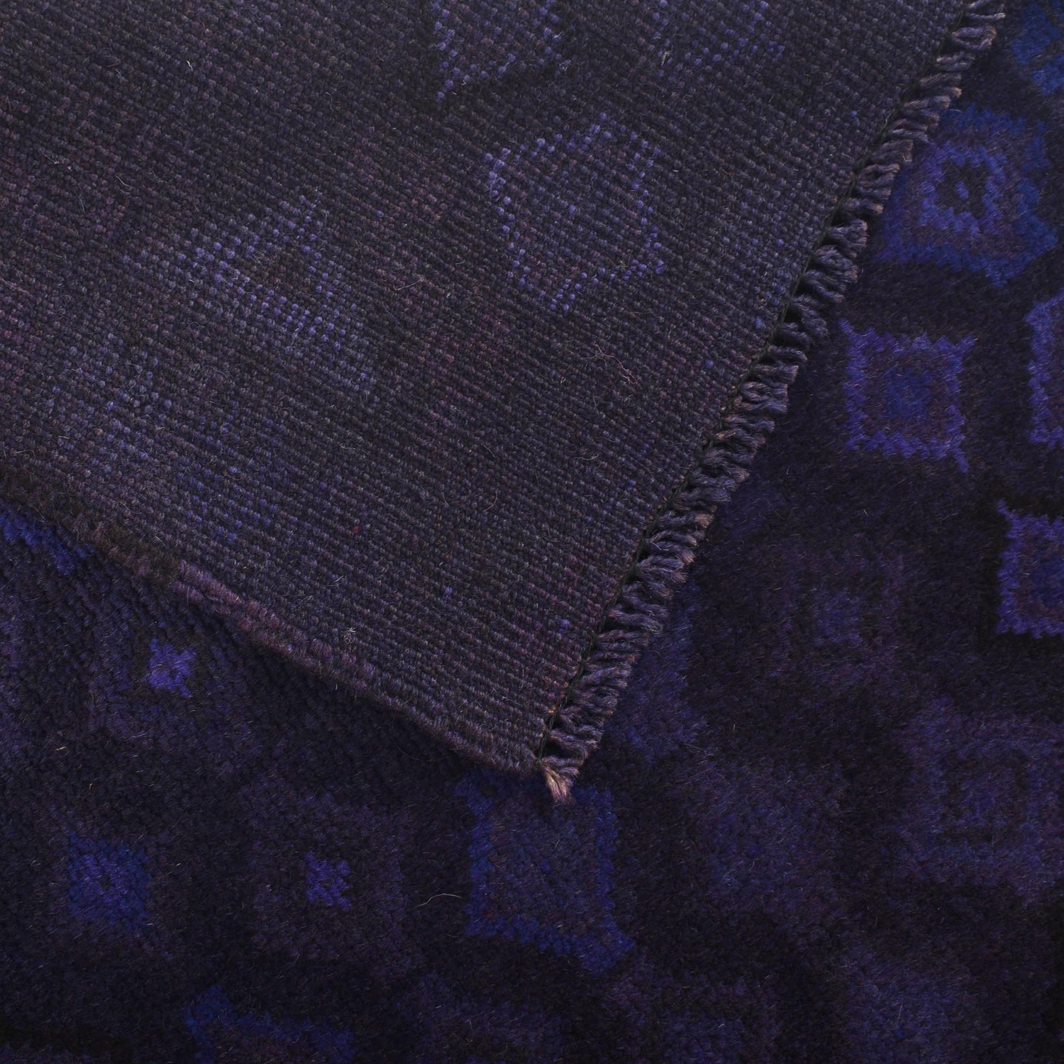 Hand Knotted Overdye Wool Rug 3' 4" x 4' 9" ft / 102 x 146 cm - No. B29250