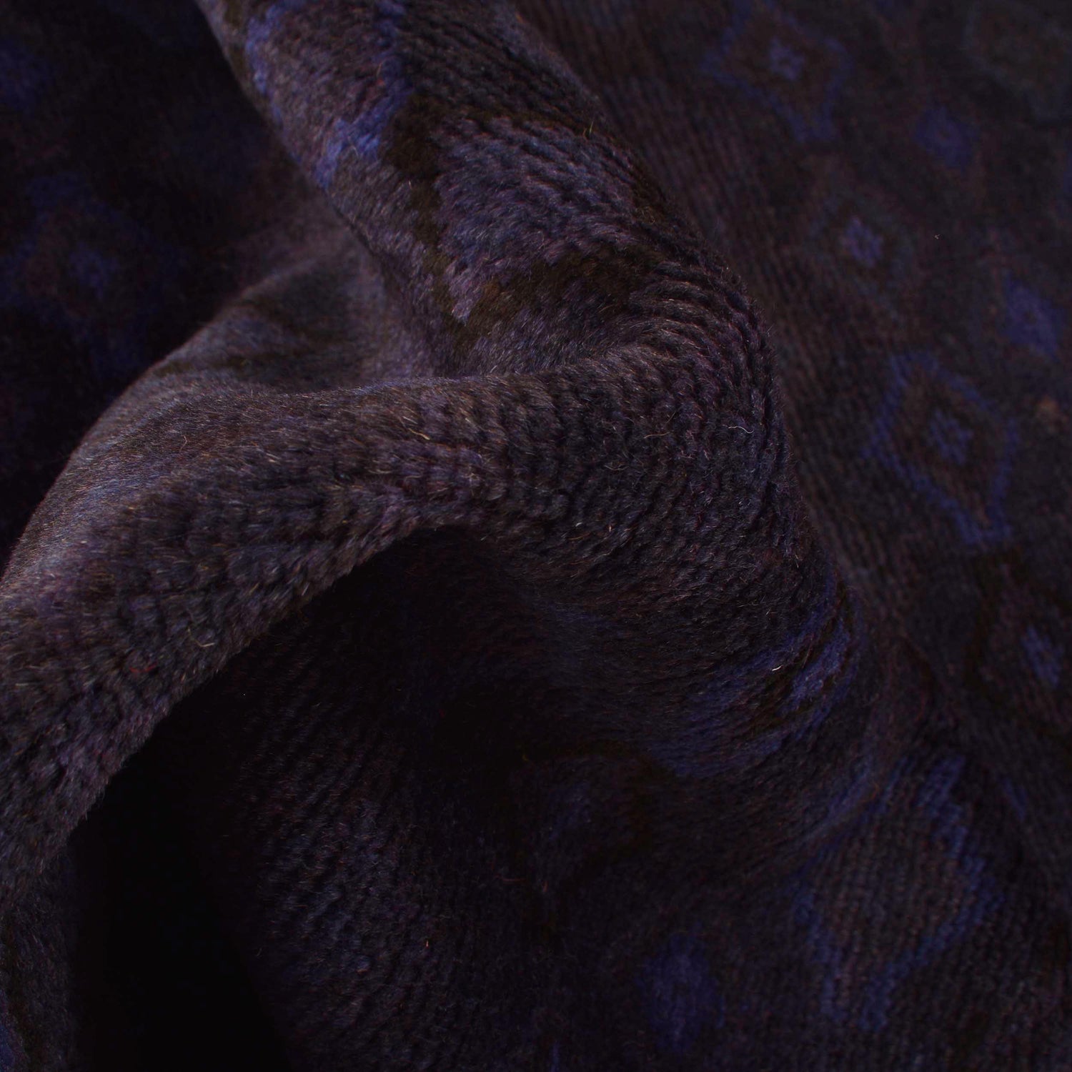 Hand Knotted Overdye Wool Rug 3' 4" x 4' 9" ft / 102 x 146 cm - No. B29250